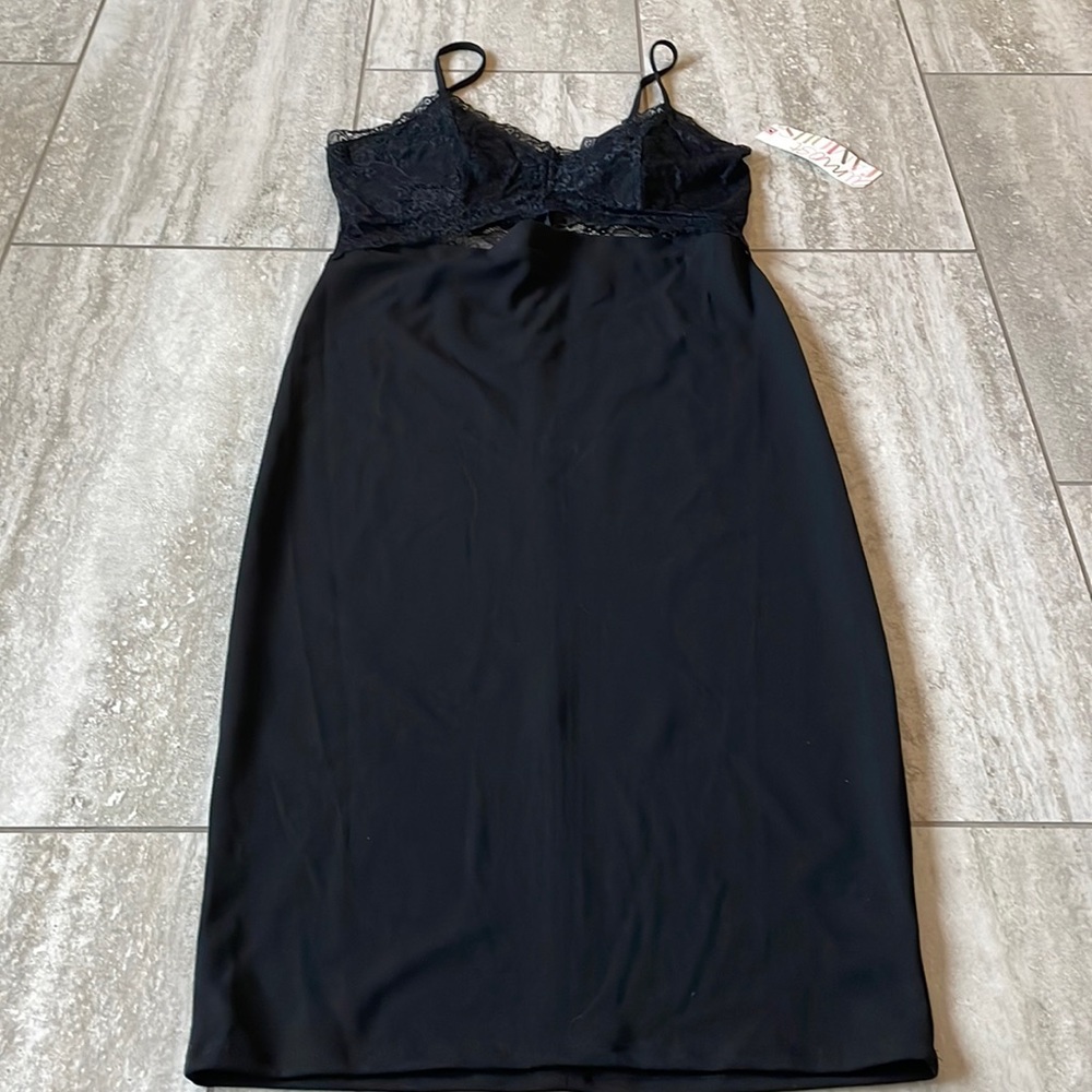 Almost Famous black lace intimate dress X-LARGE.want it,wear it,love it,Juniors